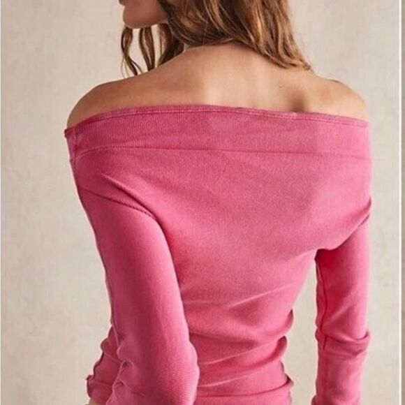 NWOT Free People Gigi Long Sleeve Top - Picture 2 of 10